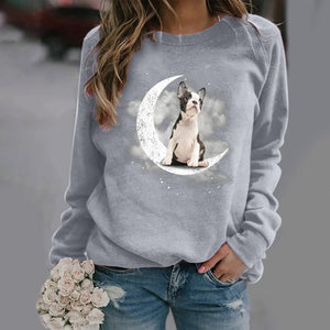 Boston -Sit On The Moon- Premium Sweatshirt