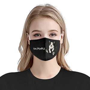Boston Terrier In Pocket EZ07 1907 Face Mask