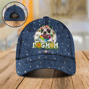 Boston-Terrier Hawaii beach Dog Mom Cap