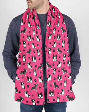 Boston Terrier-Paw Dog Scarf