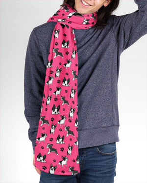 Boston Terrier-Paw Dog Scarf