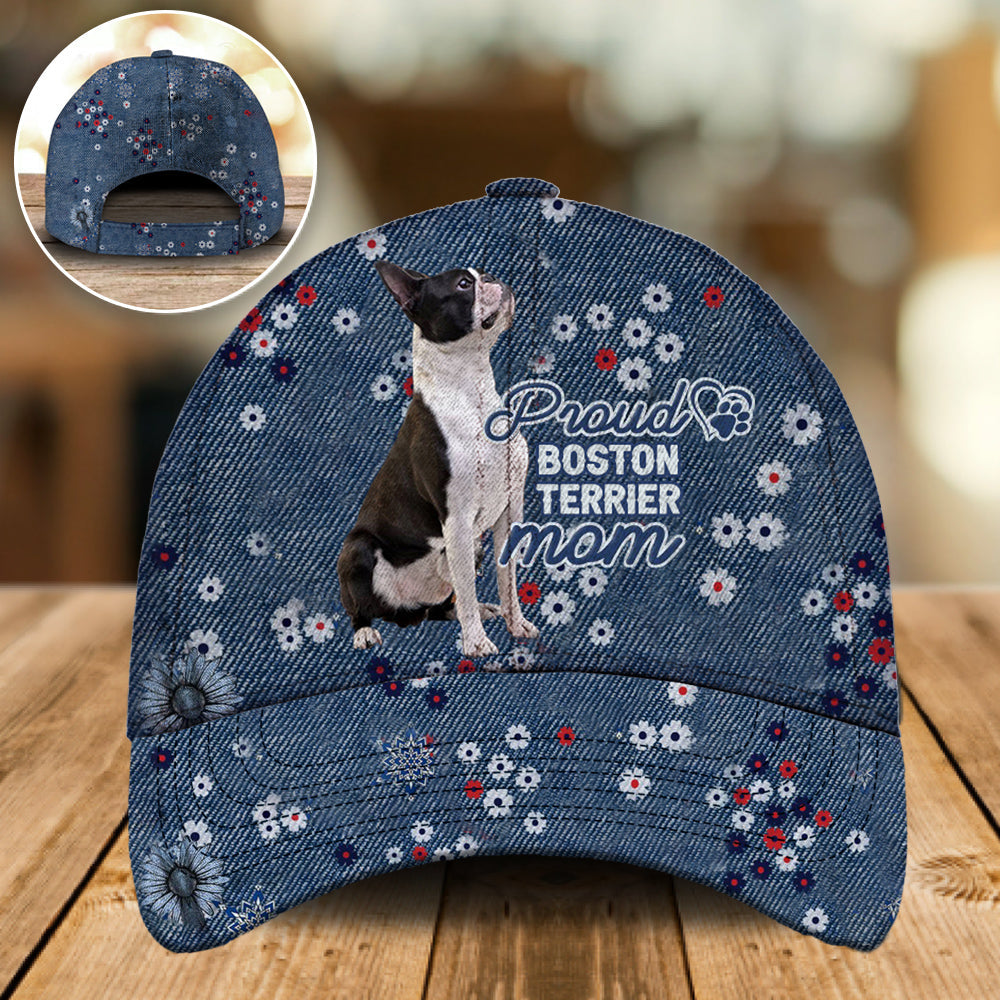 Boston Terrier-Pround mom-Cap