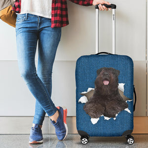 Bouvier des Flandres-Torn Paper Luggage Covers