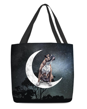 Box2-Sit On The Moon-Cloth Tote Bag