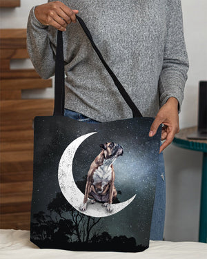 Box2-Sit On The Moon-Cloth Tote Bag