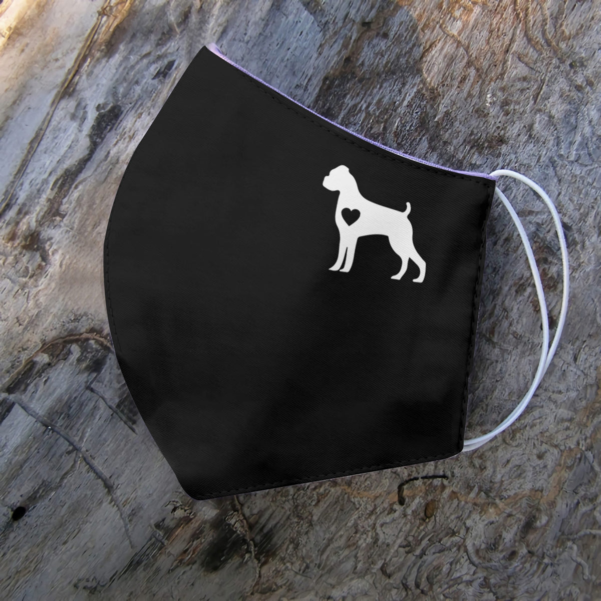 Boxer Heart EZ07 2707 Face Mask