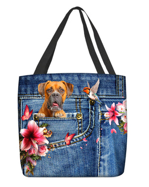 Boxer-Lily Cloth Tote Bag