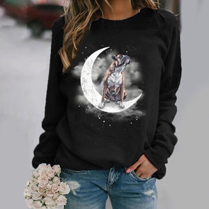 Boxer2 -Sit On The Moon- Premium Sweatshirt