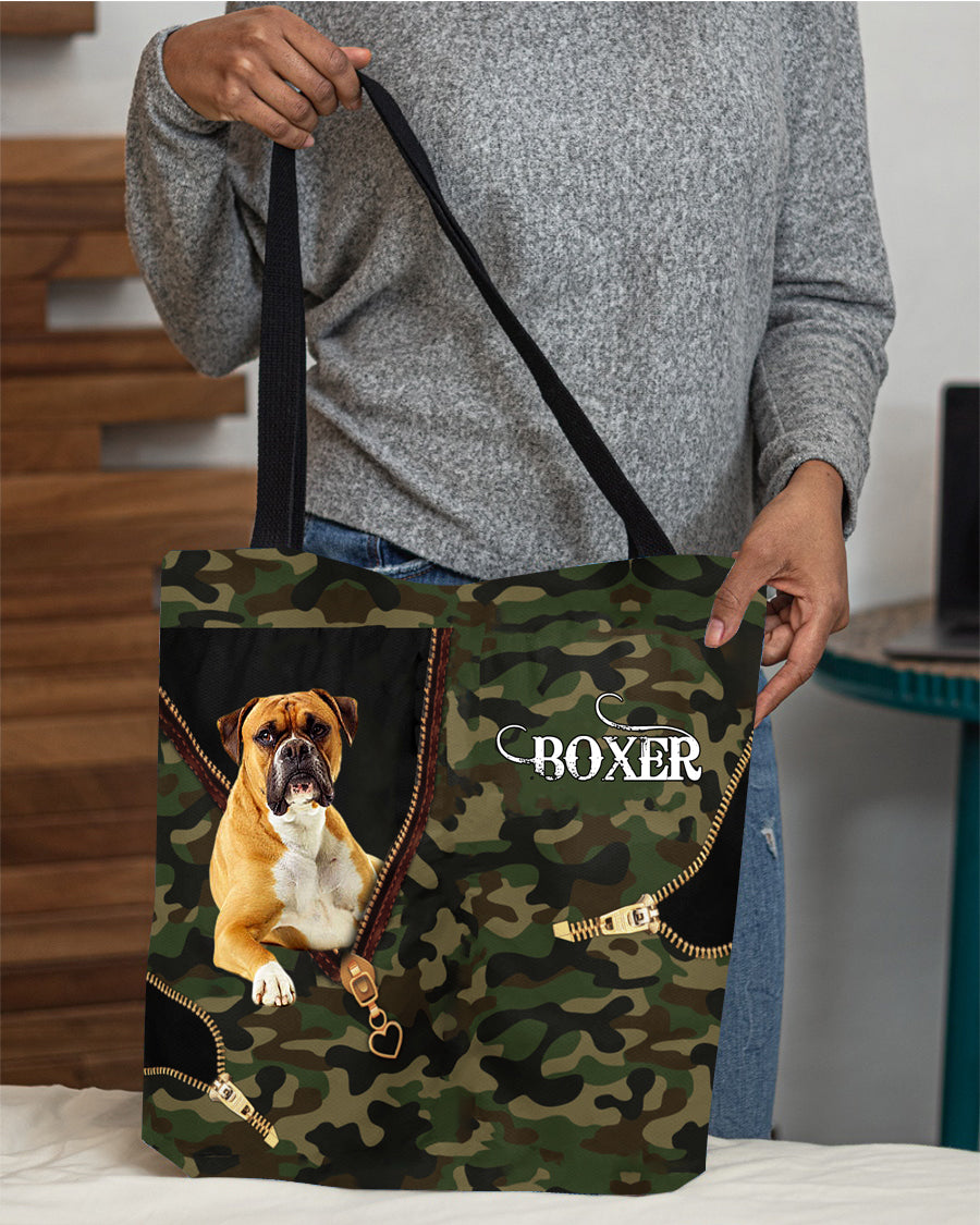 Boxer Camo Cloth Tote Bag