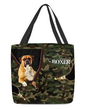 Boxer Camo Cloth Tote Bag