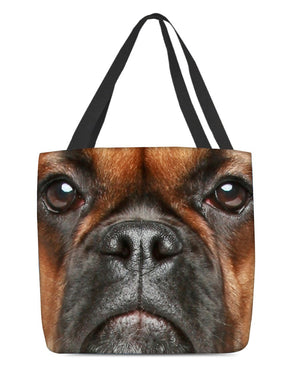 Boxer Face-Cloth Tote Bag