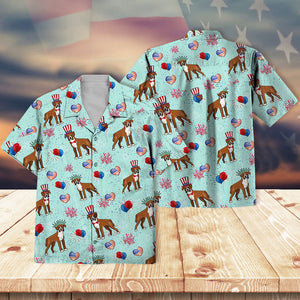 Boxer Firework Independence Day Shirt