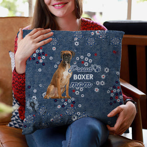 Boxer Pround Mom-Pillow Case