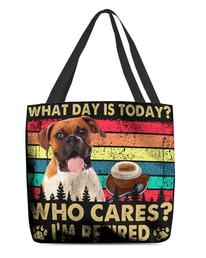 Boxer Who Cares-Cloth Tote Bag