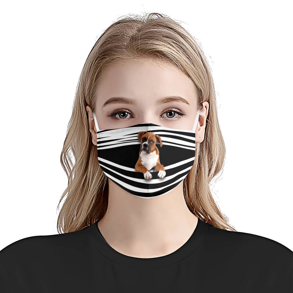 Boxers Stripes EZ16 1807 Face Mask