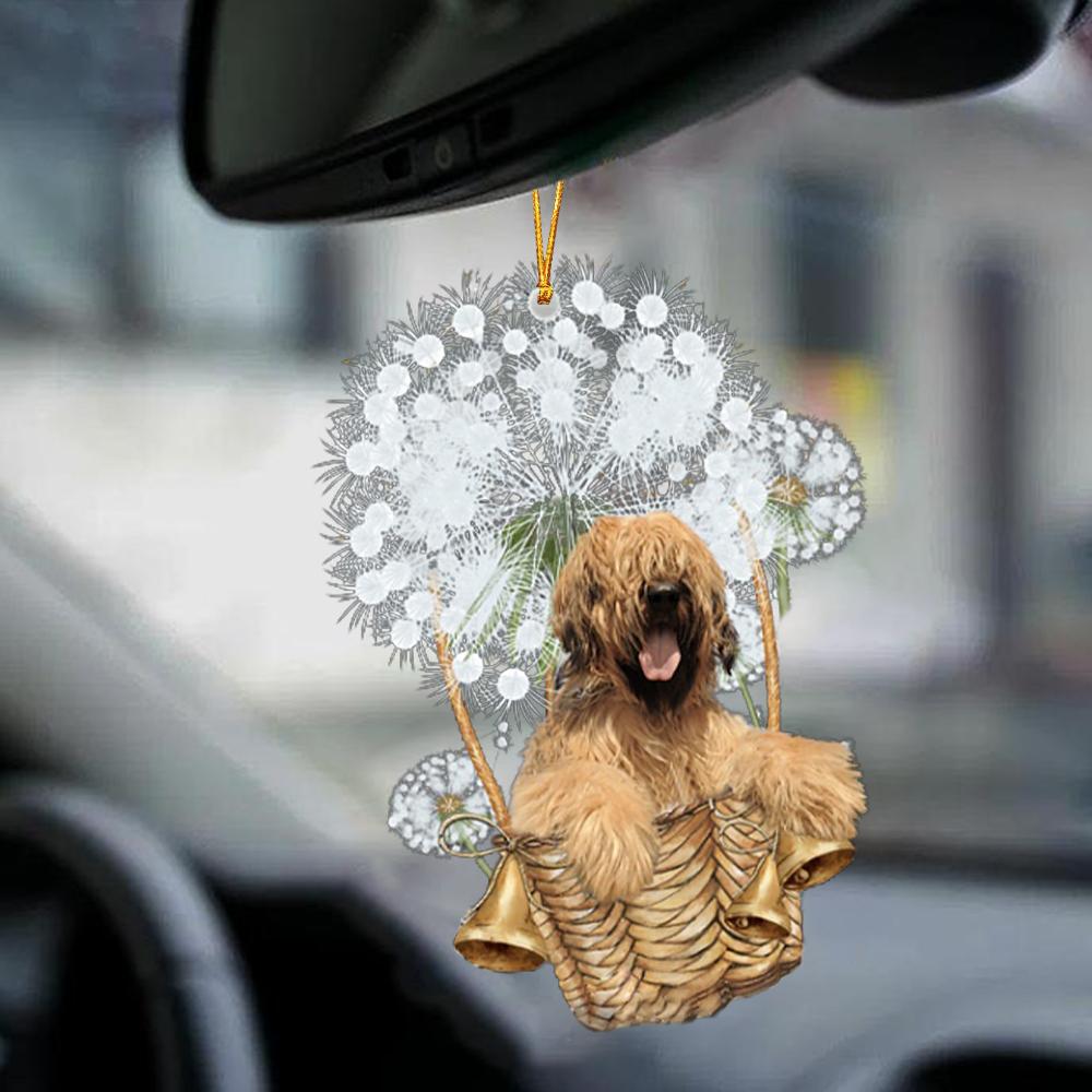 Briard-Dandelion-Two Sided Ornament