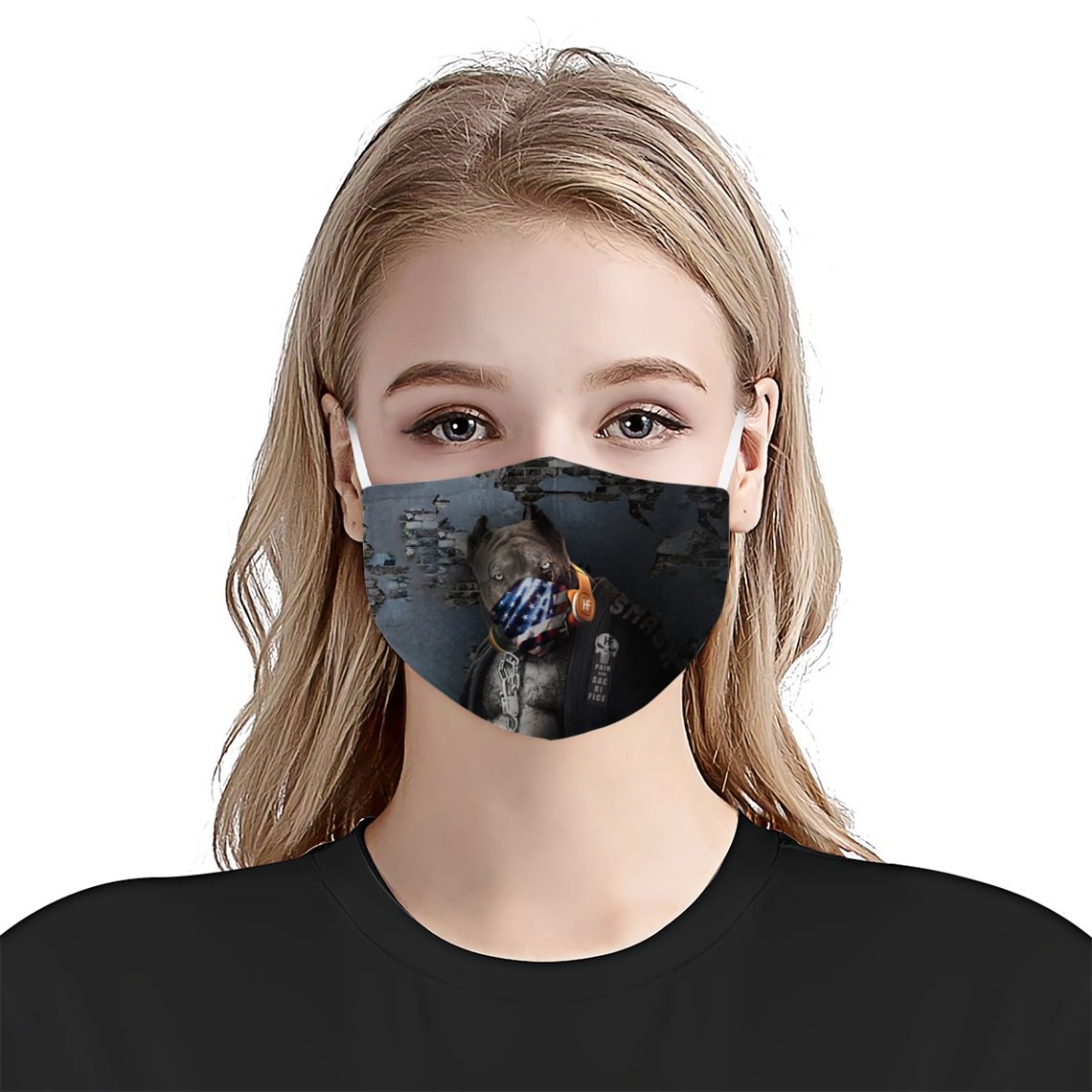 Pitbull Wear American mask EZ17 2905 Face Mask