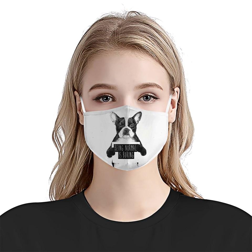 Premium Bulldog Art Version 05 EZ09 1504 Face Mask