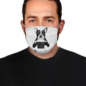 Premium Bulldog Art Version 05 EZ09 1504 Face Mask