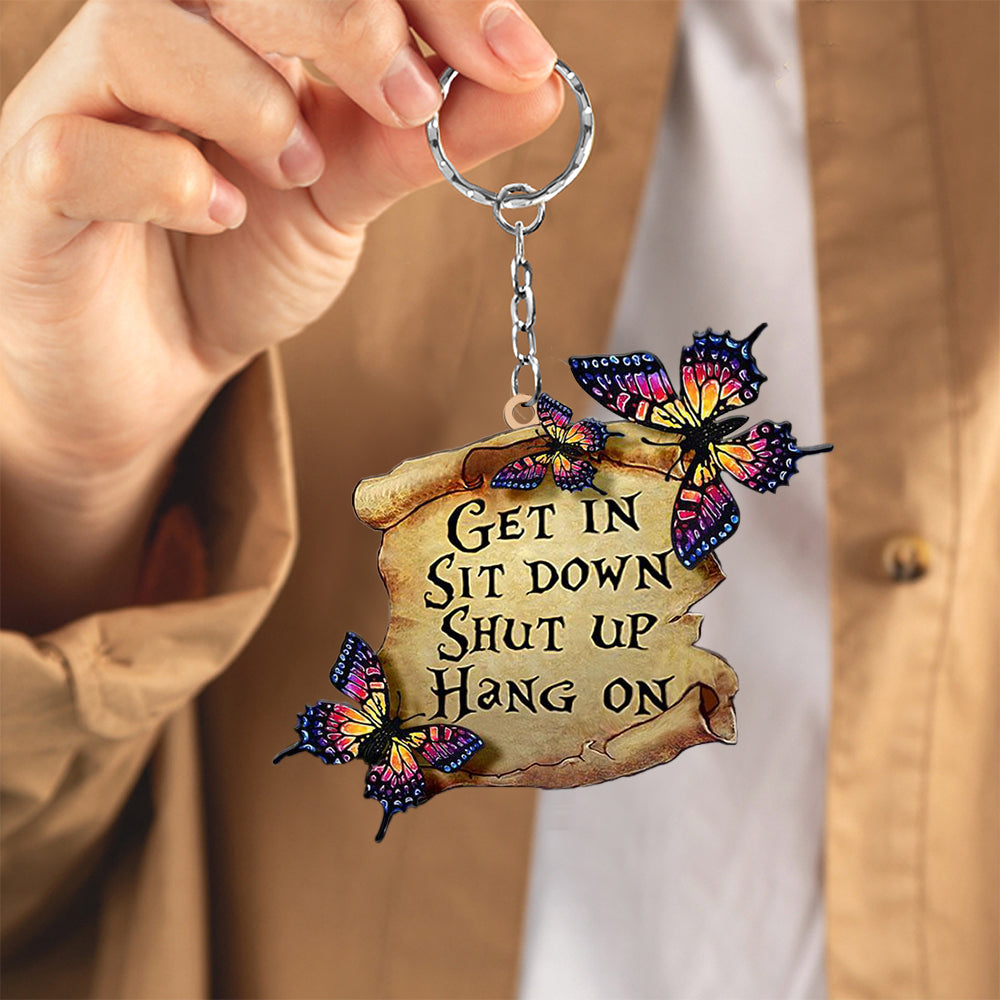 Butterfly get in Butterfly lover Keychain