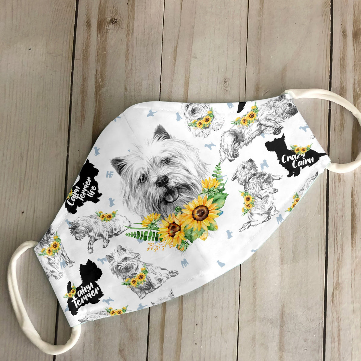 Cairn Sunflower EZ07 3006 Face Mask