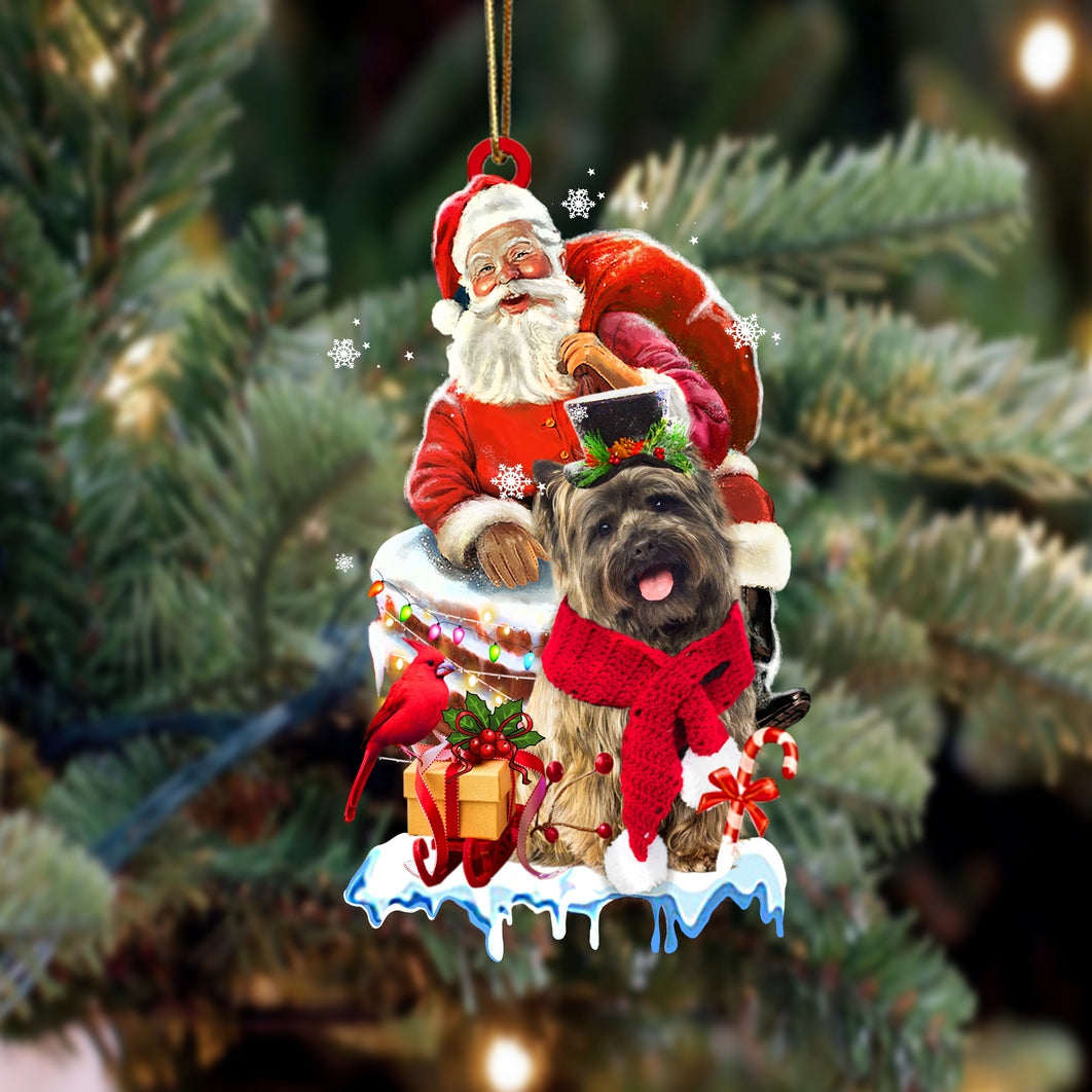 Cairn Terrier-Christmas Chimney Two Sided Ornament