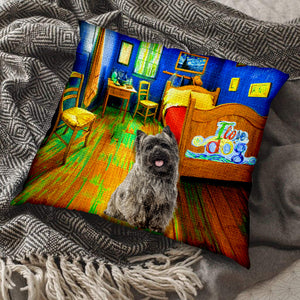 Cairn Terrier 2 In the Bedroom-Pillow Case