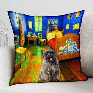 Cairn Terrier 2 In the Bedroom-Pillow Case