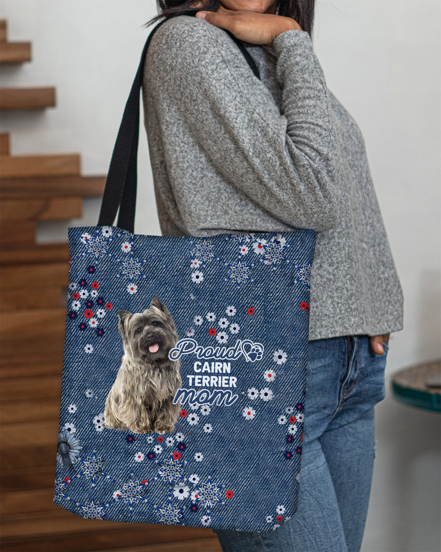 Cairn Terrier 2 Pround Mom-Cloth Tote Bag