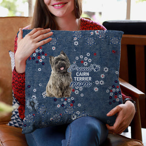 Cairn Terrier 2 Pround Mom-Pillow Case