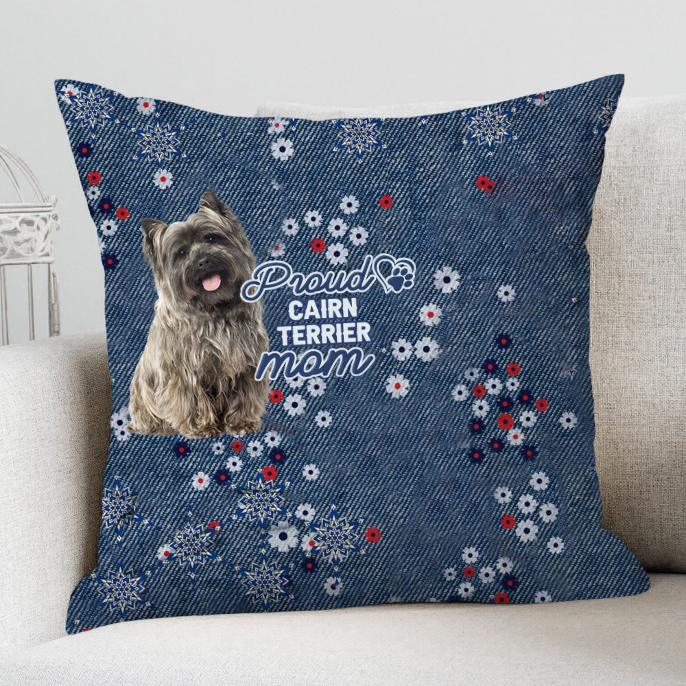 Cairn Terrier 2 Pround Mom-Pillow Case