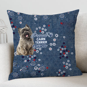 Cairn Terrier 2 Pround Mom-Pillow Case