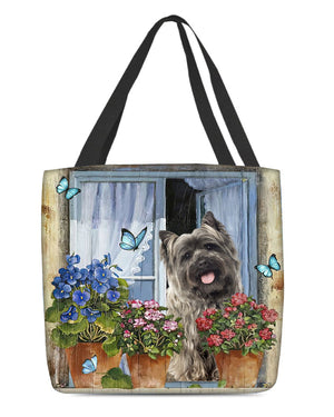 Cairn Terrier 2 Today I Choose Joy-Cloth Tote Bag