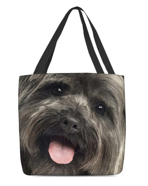 Cairn Terrier Face-Cloth Tote Bag