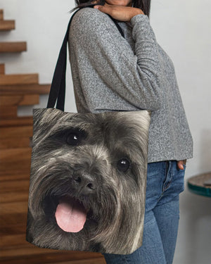 Cairn Terrier Face-Cloth Tote Bag