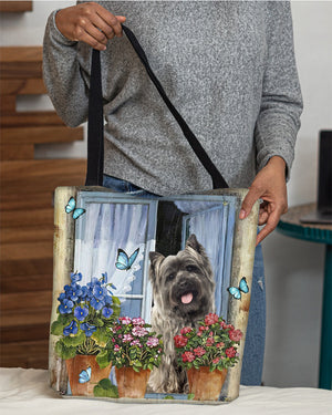 Cairn Terrier 2 Today I Choose Joy-Cloth Tote Bag