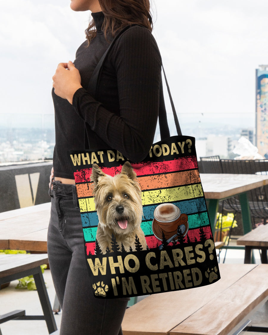 Cairn Terrier Who Cares-Cloth Tote Bag