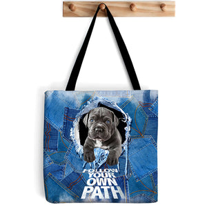 Cane Corso -Follow Your Own Path-Cloth Tote Bag