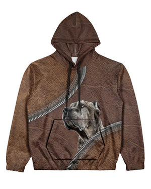 Cane Corso 5-Never Walk Alone Hoodie