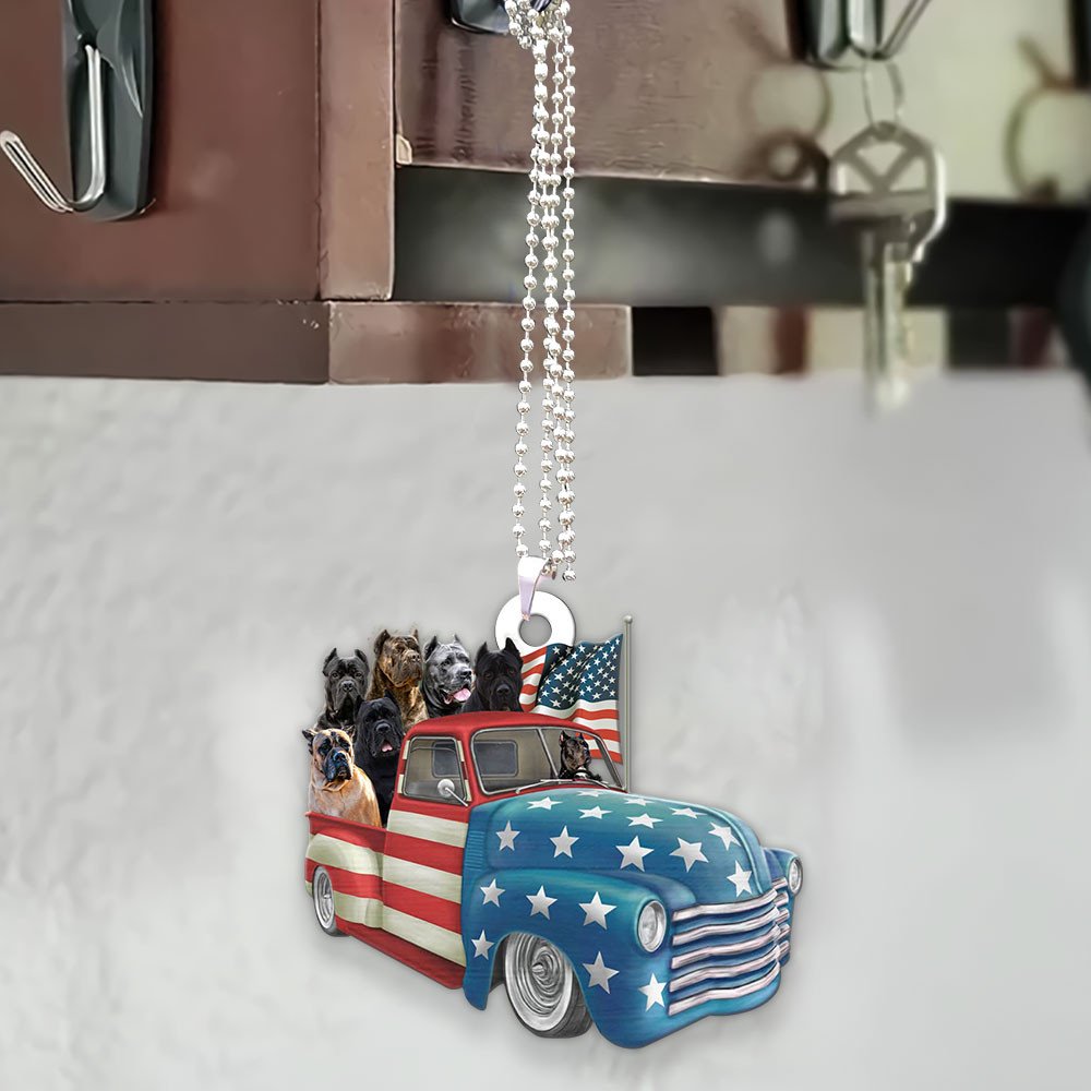 Cane Corso Happy Independence Day Two Sides Ornament