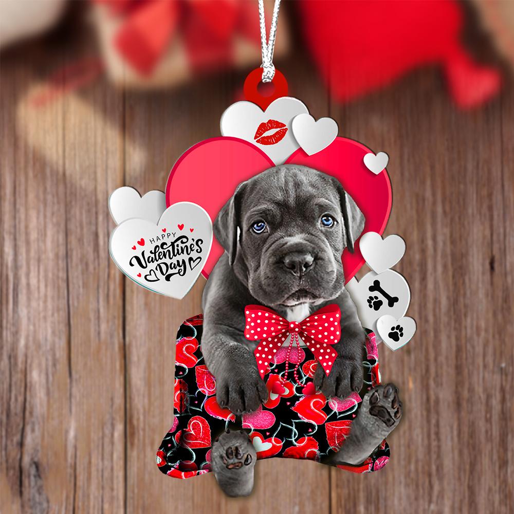 Cane Corso Valentine's Day Sleeping Bag-Two Sides Ornament