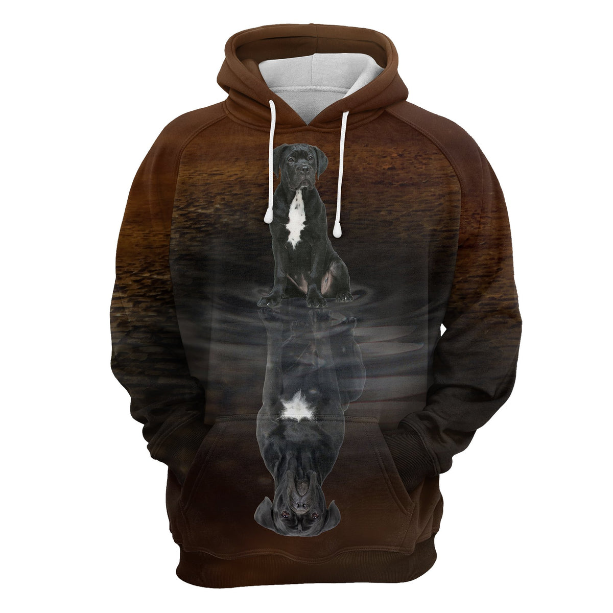 Cute Cane Corso Reflection All Over Hoodie