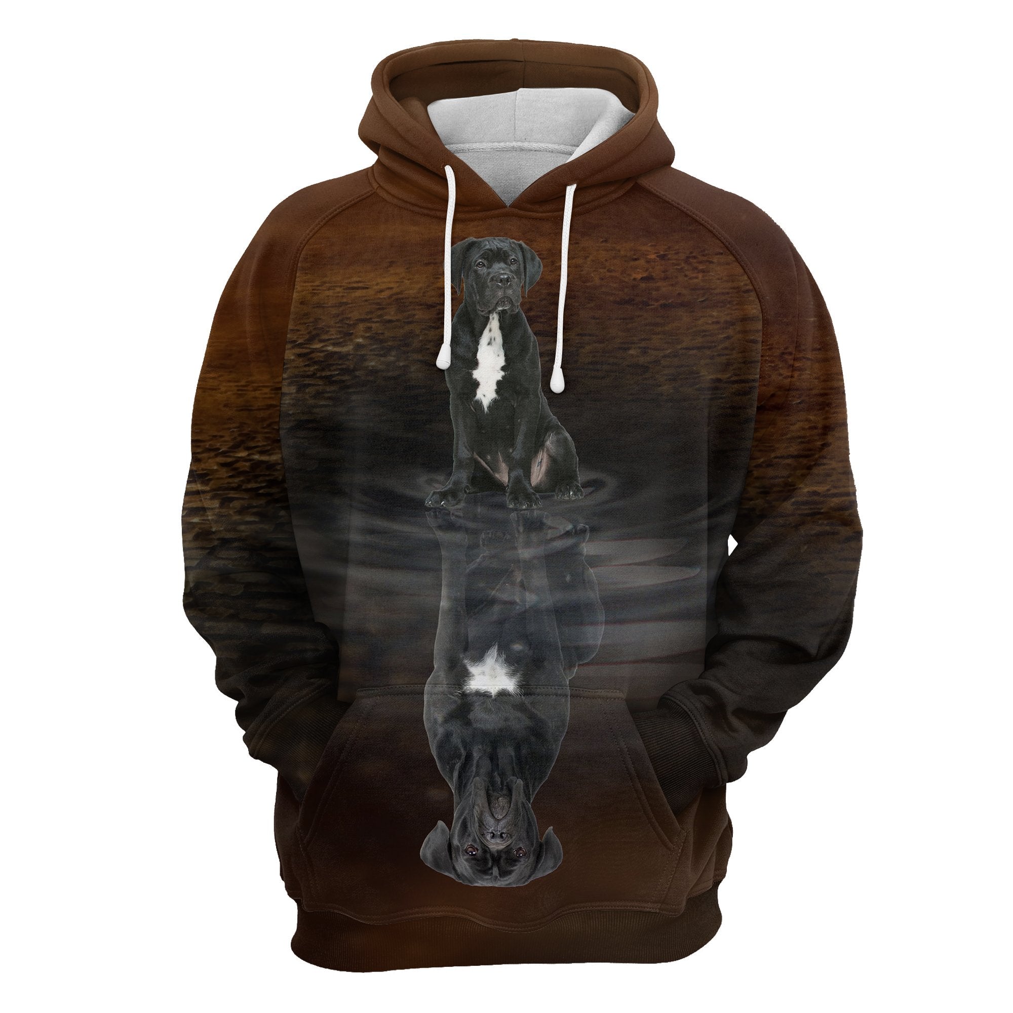 Cute Cane Corso Reflection All Over Hoodie