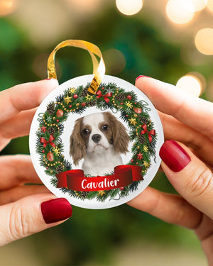 Cavalier-Noel Circle-Two Sided Ornament