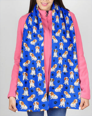 Cavalier King Charles Spaniel-Paw Dog Scarf