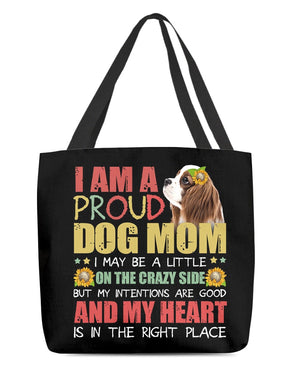 Cavalier King Charles Spaniel 2-Right Place-Cloth Tote Bag