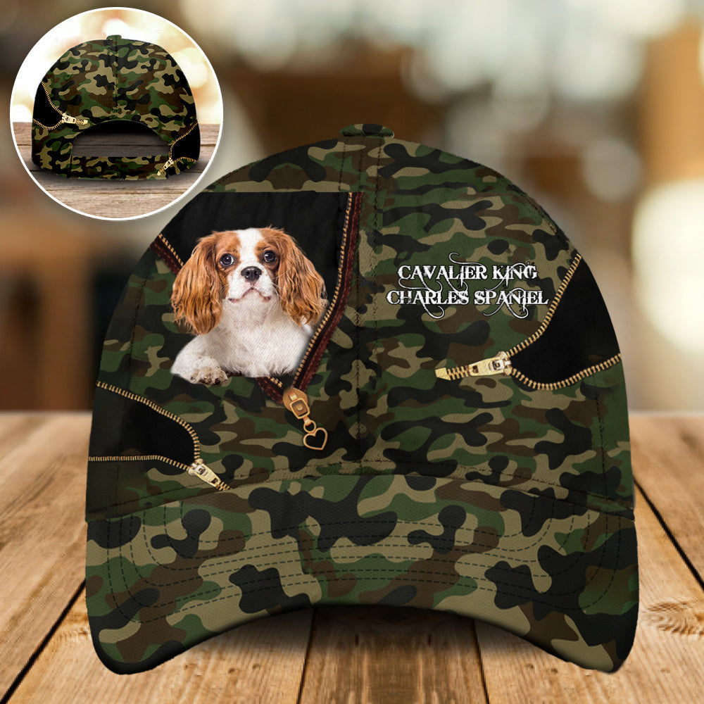 Cavalier King Charles Spaniel Camo Cap