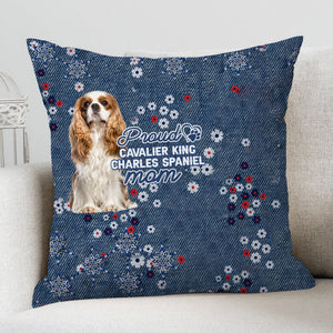 Cavalier King Charles Spaniel (2) Pround Mom-Pillow Case