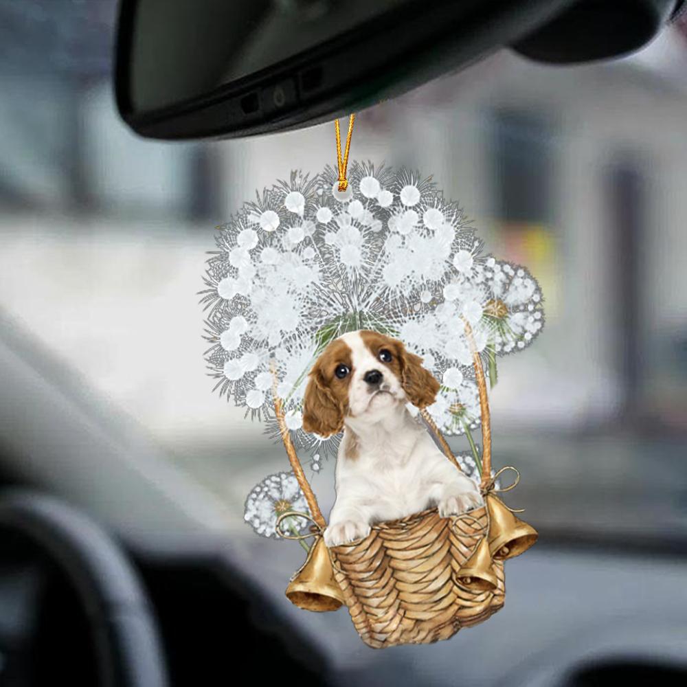 Cavalier King Charles Spaniel-Dandelion-Two Sided Ornament