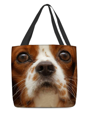 Cavalier King Spaniel 2 Face-Cloth Tote Bag